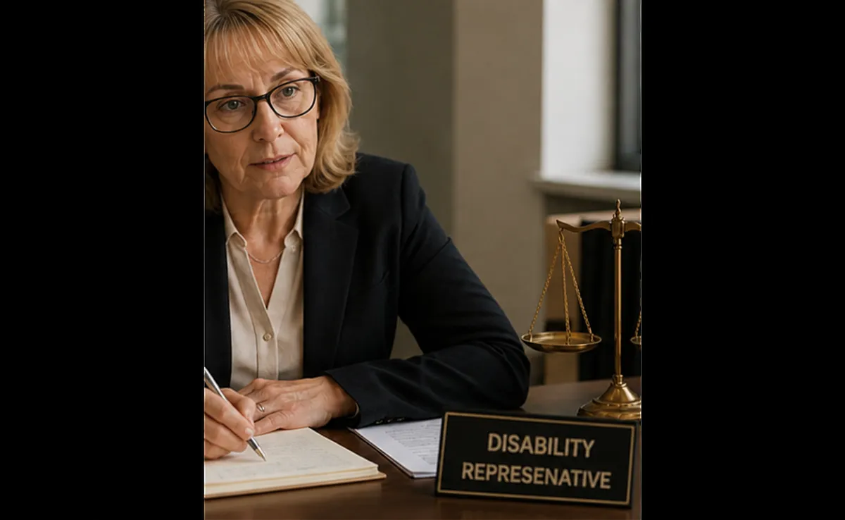 Attorney helping with a disability claim